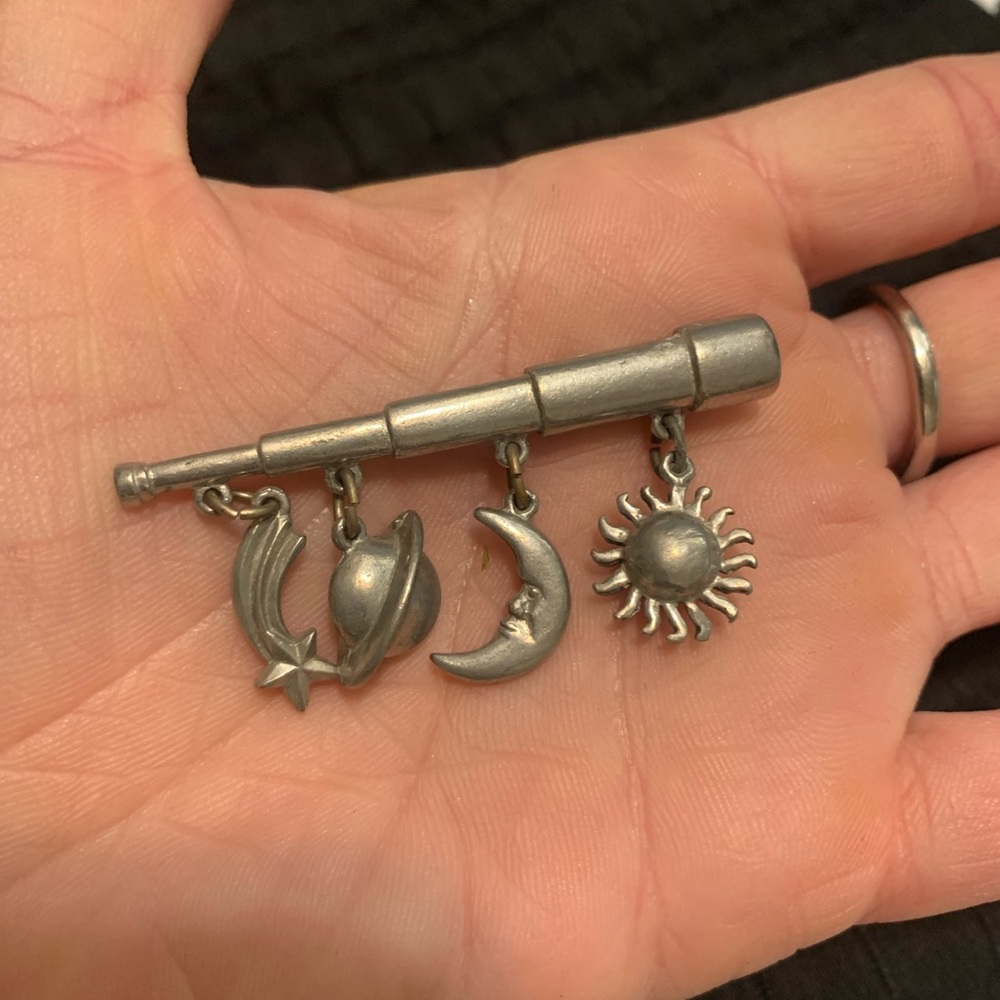 Vintage Space Brooch/Pin